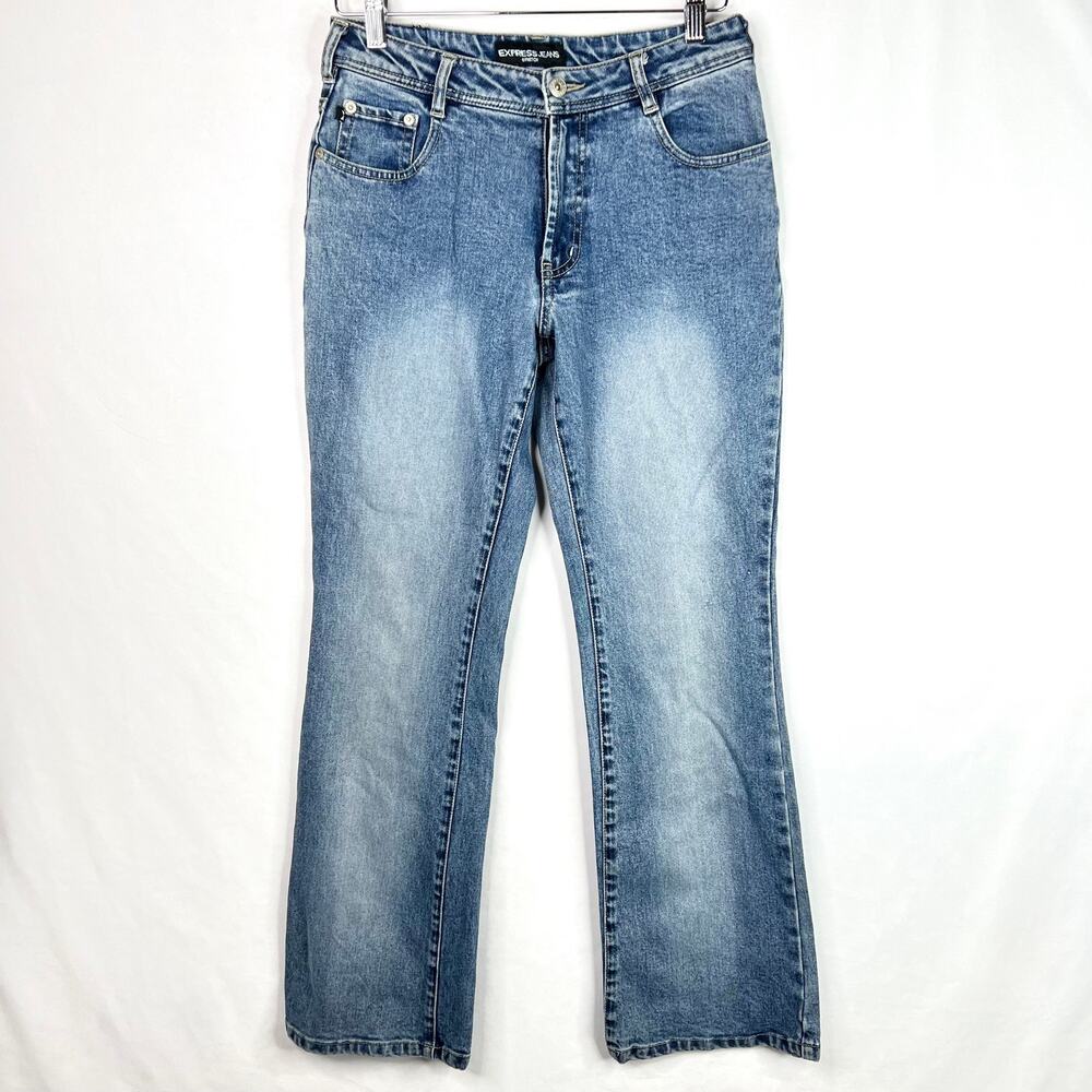Vintage 90s Express Boot Cut Flare Jeans 7/8